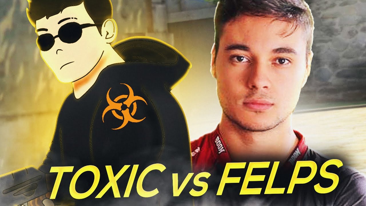 JOGUEI UM COMPETITIVO CONTRA O FELPS! (partida difícil) ‹ Toxic ›