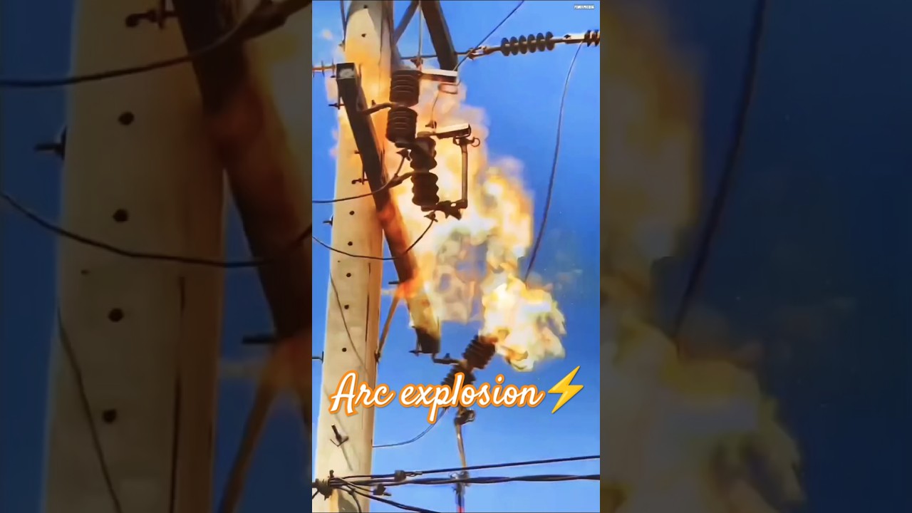 Electrical Arc Explosion #shorts