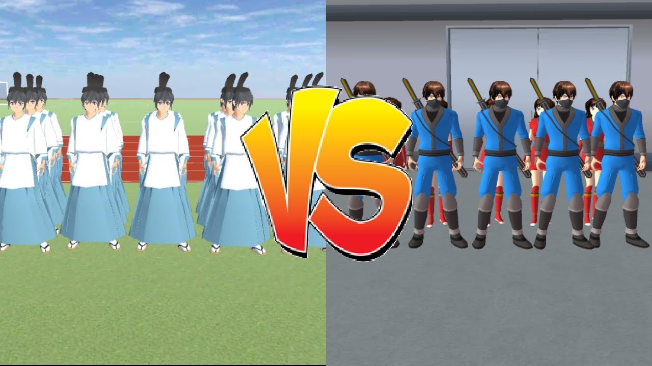 Shinto Priests vs Ninjas - SAKURA School Simulator