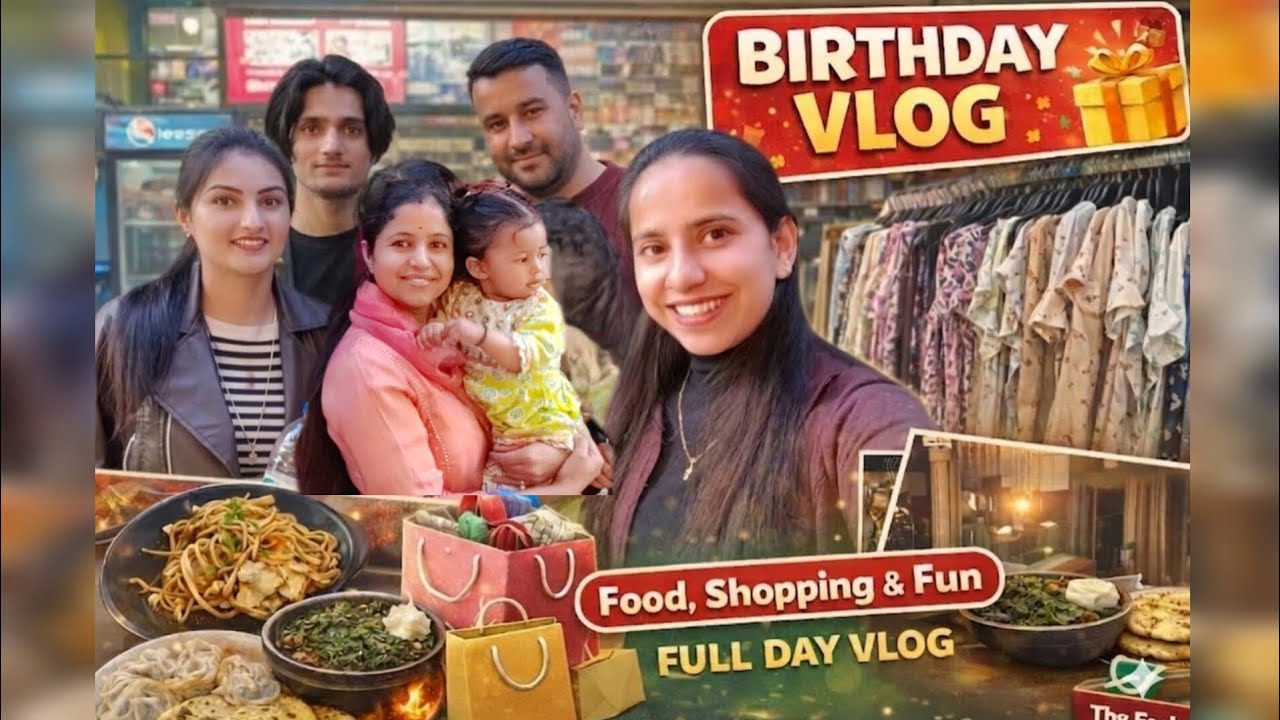 Bhaiyaa ka Birthday 🎂 | Food, Shopping & Family Fun | Ate Too Much 😂 | Full Day Vlog #2✨