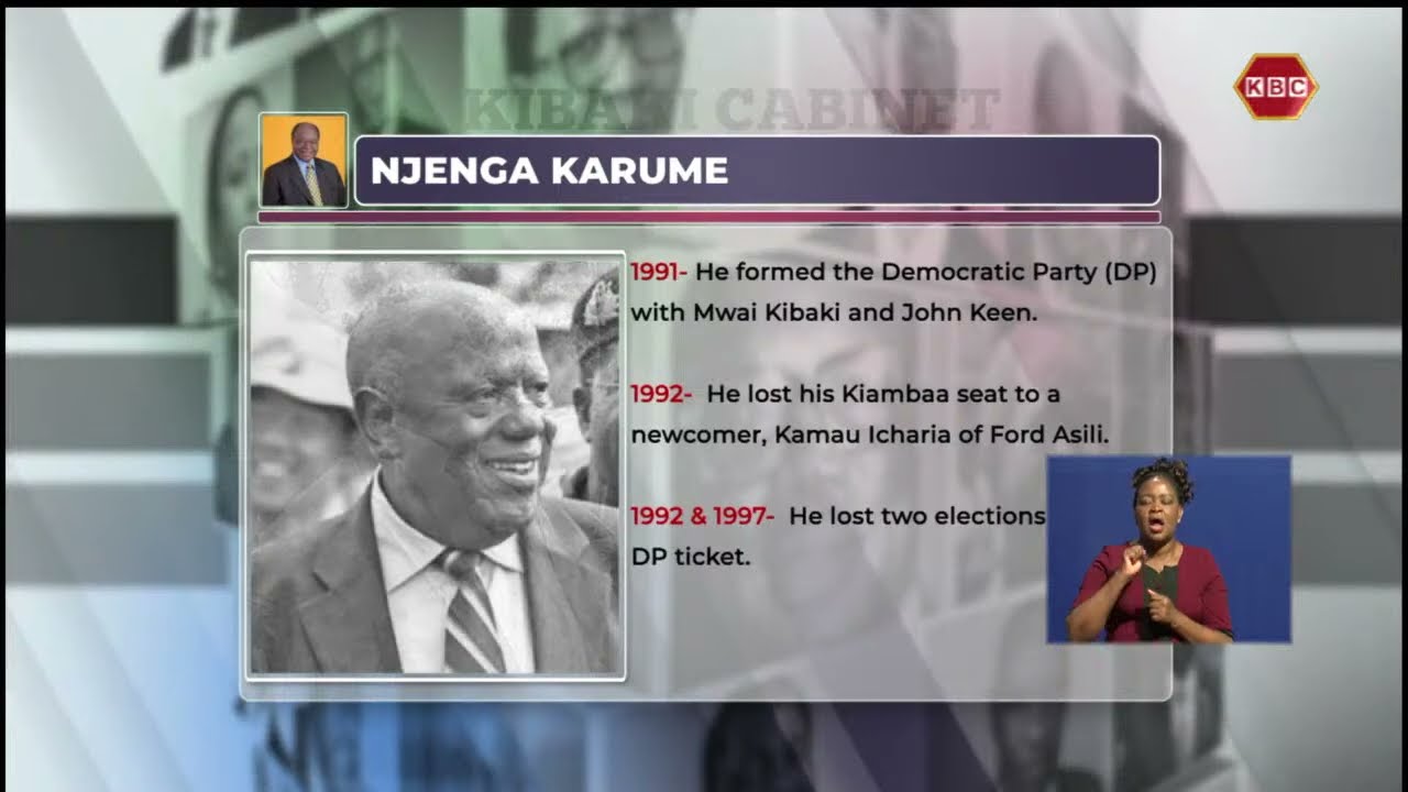 The Cabinet: Njenga Karume