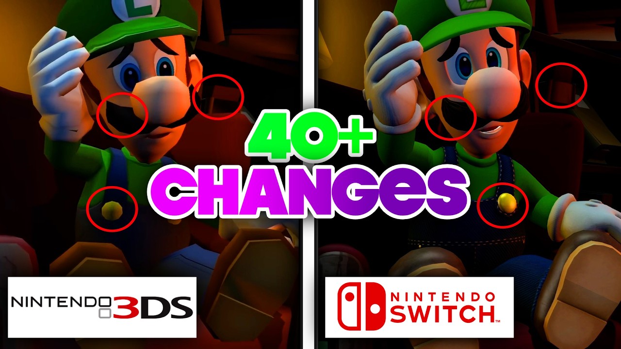 40+ Little Changes Between Luigi's Mansion 2 HD and the Original!