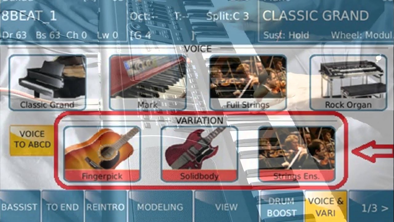 SD7 Video Tutorial - Easy play with voice and style