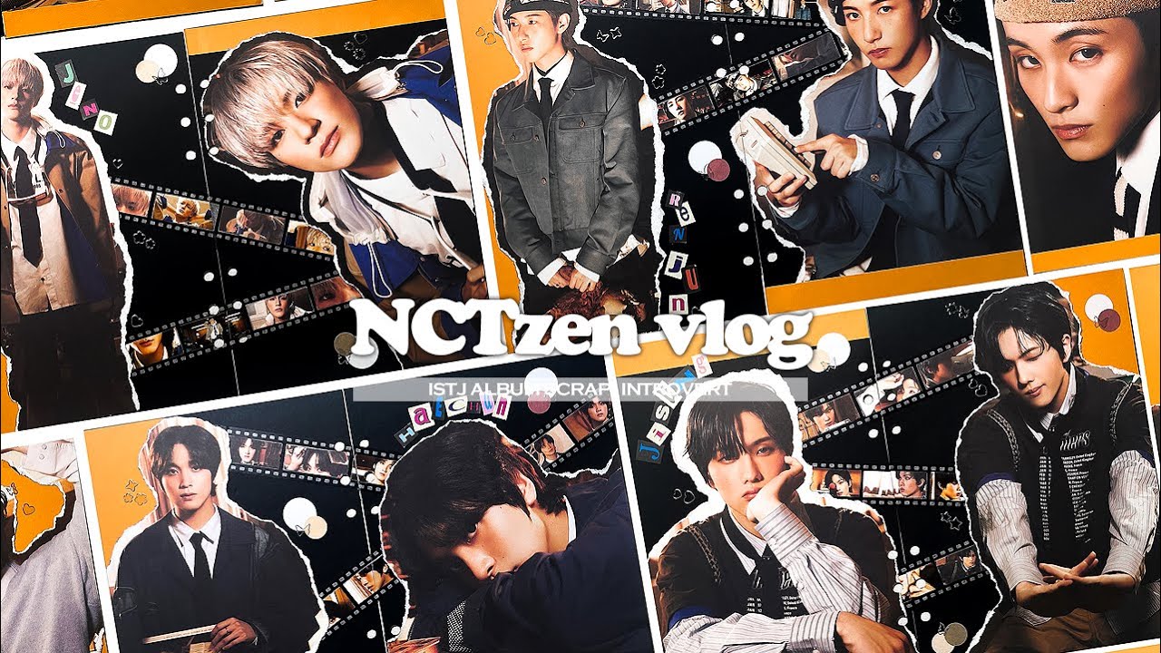📽️ 눈이 부신 네가 궁금해 | 시즈니 브이로그 | 엔시티드림 잇티제 앨범 스크랩 • NCT DREAM ISTJ Album Scrap (Introvert ver.)