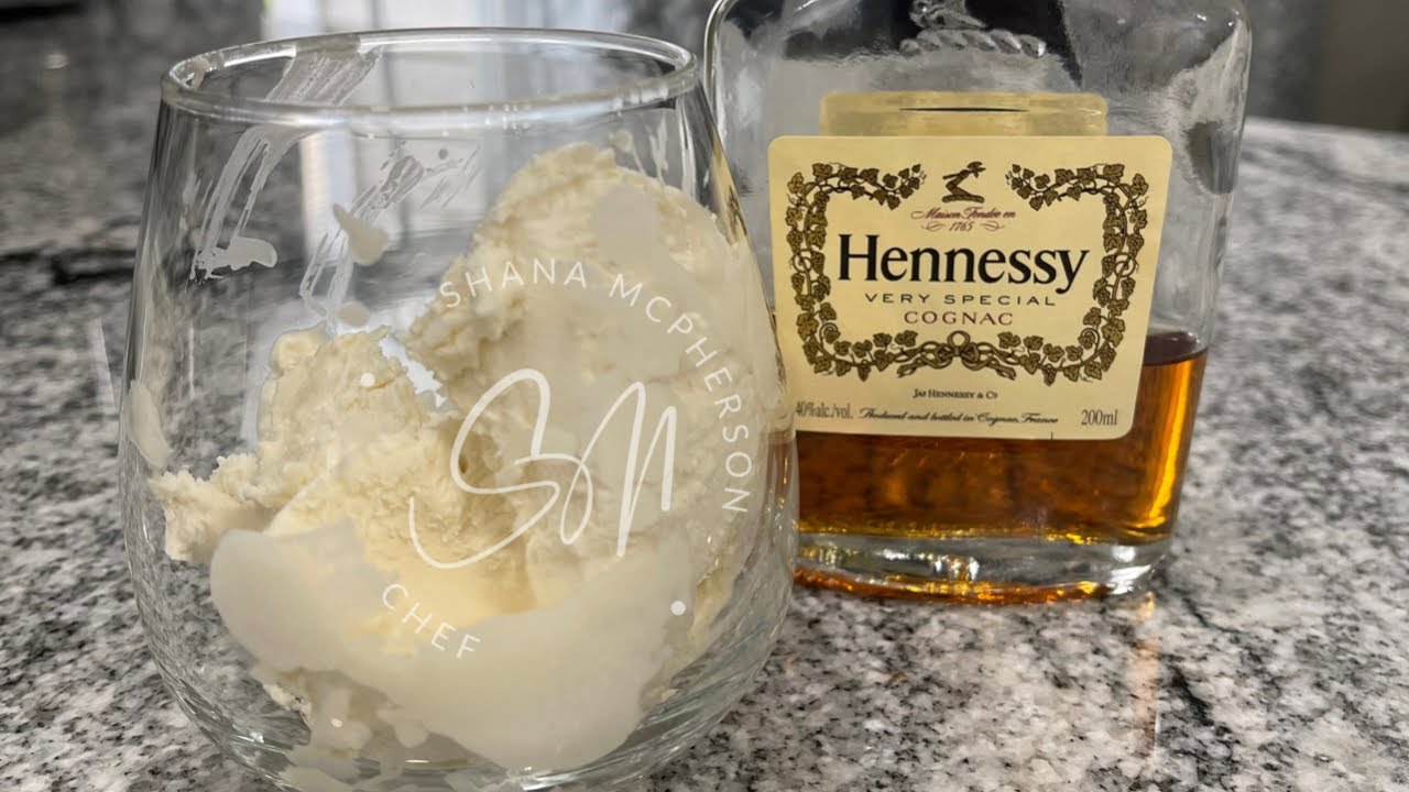 Homemade Hennessy Ice Cream||No ice cream maker needed||Only4ingredientsneeded
