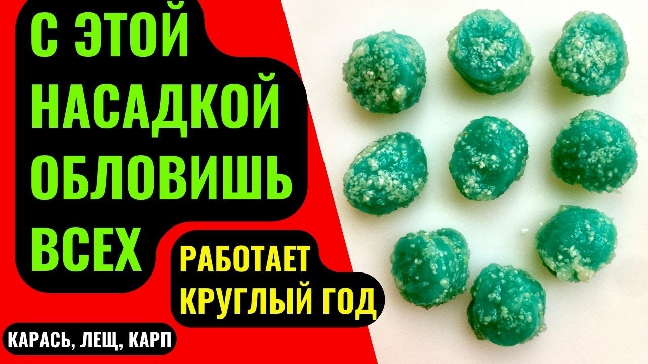 Насадка для рыбалки на КАРАСЯ, КАРПА, ЛЕЩА. Лови круглый год, даже по ХОЛОДНОЙ ВОДЕ.