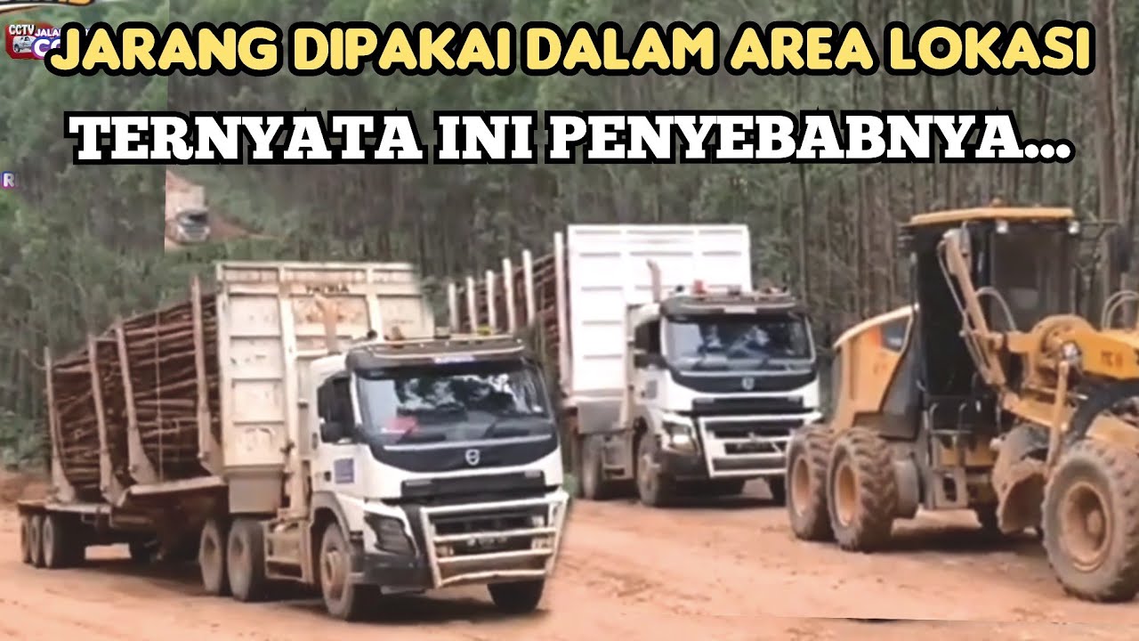 Truk Asal Eropa  VOLVO Terlihat Lemah Dijalan Licin dihadapan Hino dan mercy Axor