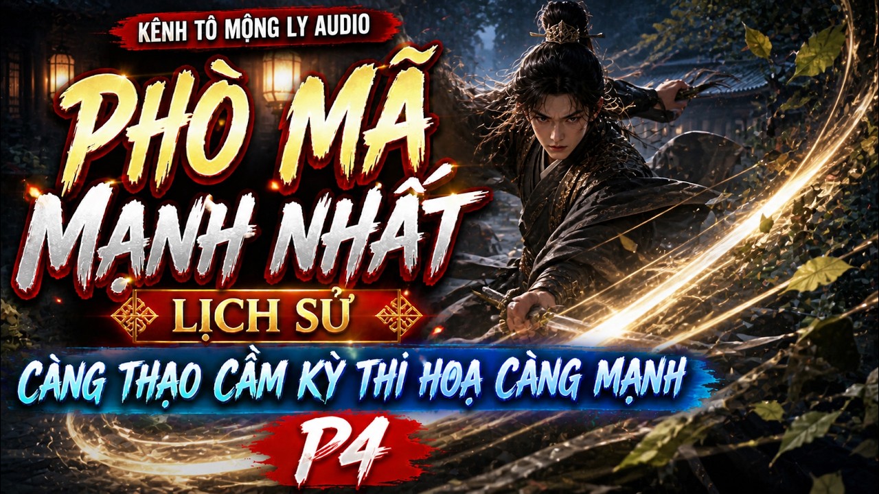PHÒ MÃ MẠNH NHẤT LỊCH SỬ, CÀNG THẠO CẦM KỲ THI HOẠ CÀNG MẠNH P4