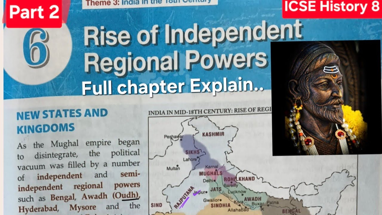 Rise of independent regional powers | Part 2/2 | ICSE Class 8 History Chapter 6 | Full Explanation
