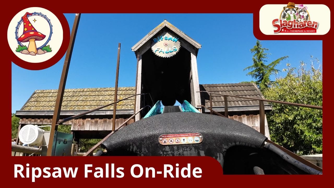 Slagharen Ripsaw Falls Onride 4K 2025