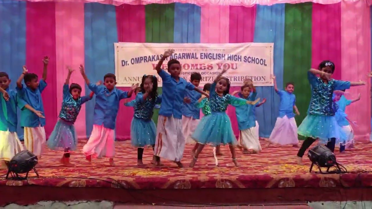 Tollywood Mashup | Std 1st D | Dr. Omprakash Agarwal School Narpoli | Annual Function 2024-25