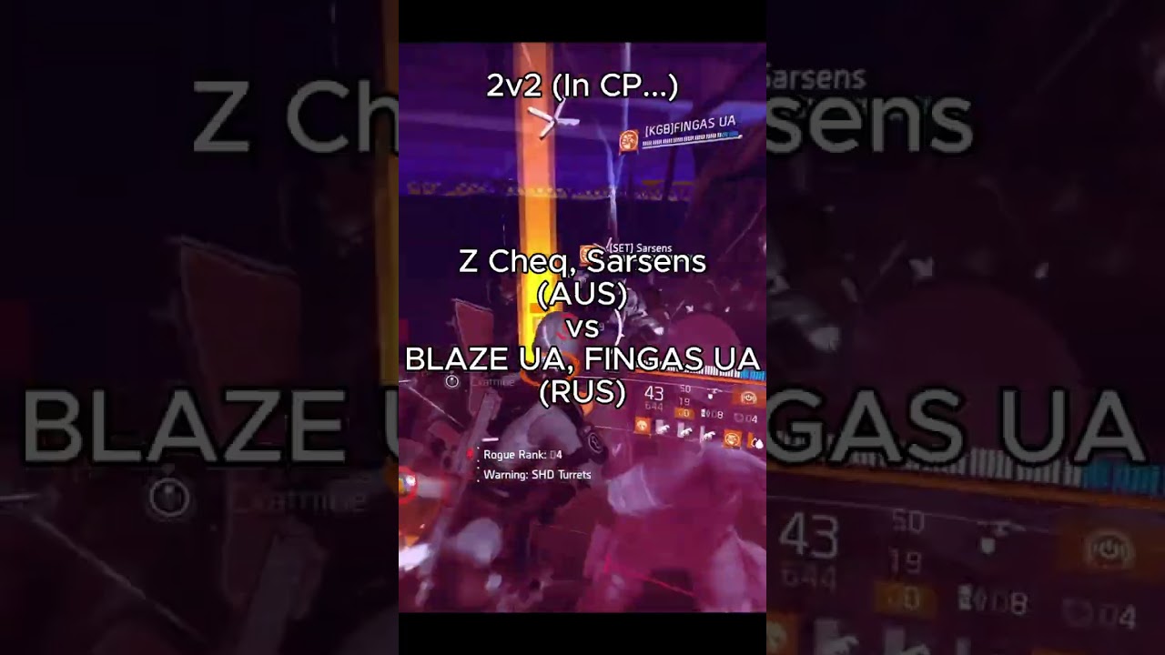 The Division 2 - Z Cheq FARMING TROLLS, AUS v RUS (again...)