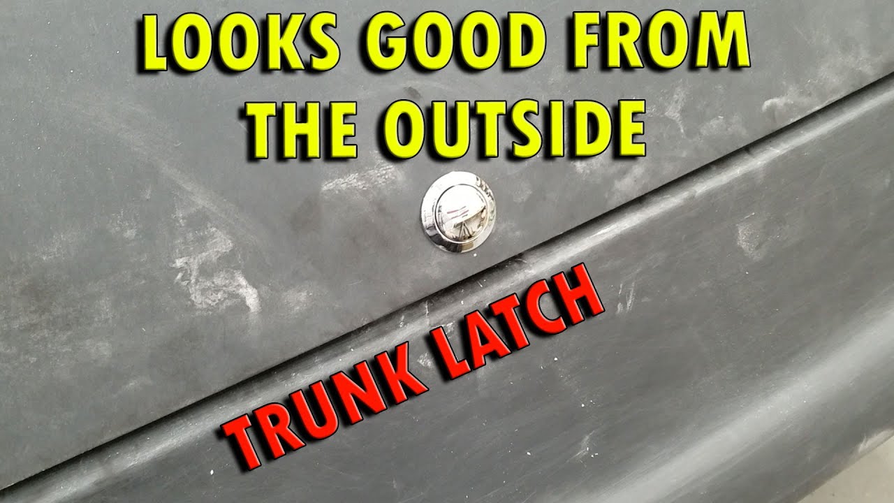 Factory Five 33 Hot Rod V2 - Trunk Latch Installed