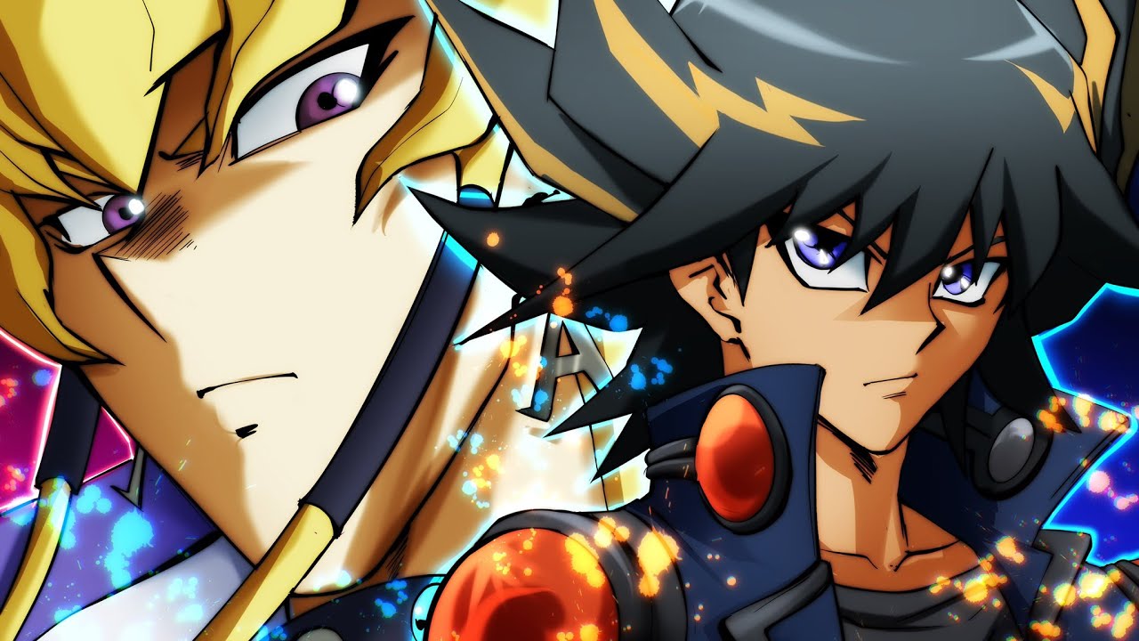Юсэй против Джека Атласа в дуэли Yu-Gi-Oh! Master!!