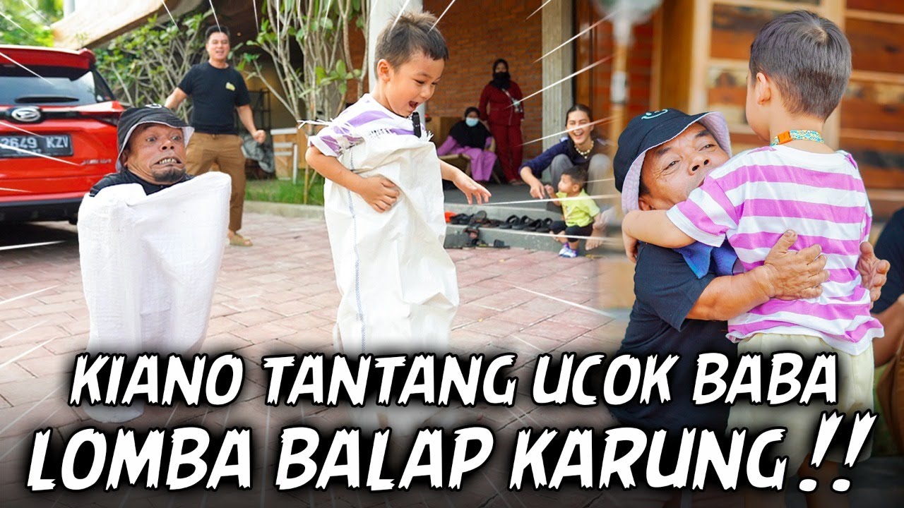 KASIAN UCOK BABA UDAH GA PUNYA APA2. TERIMA TANTANGAN BALAP KARUNG MENANG DAPET 25 JUTA .
