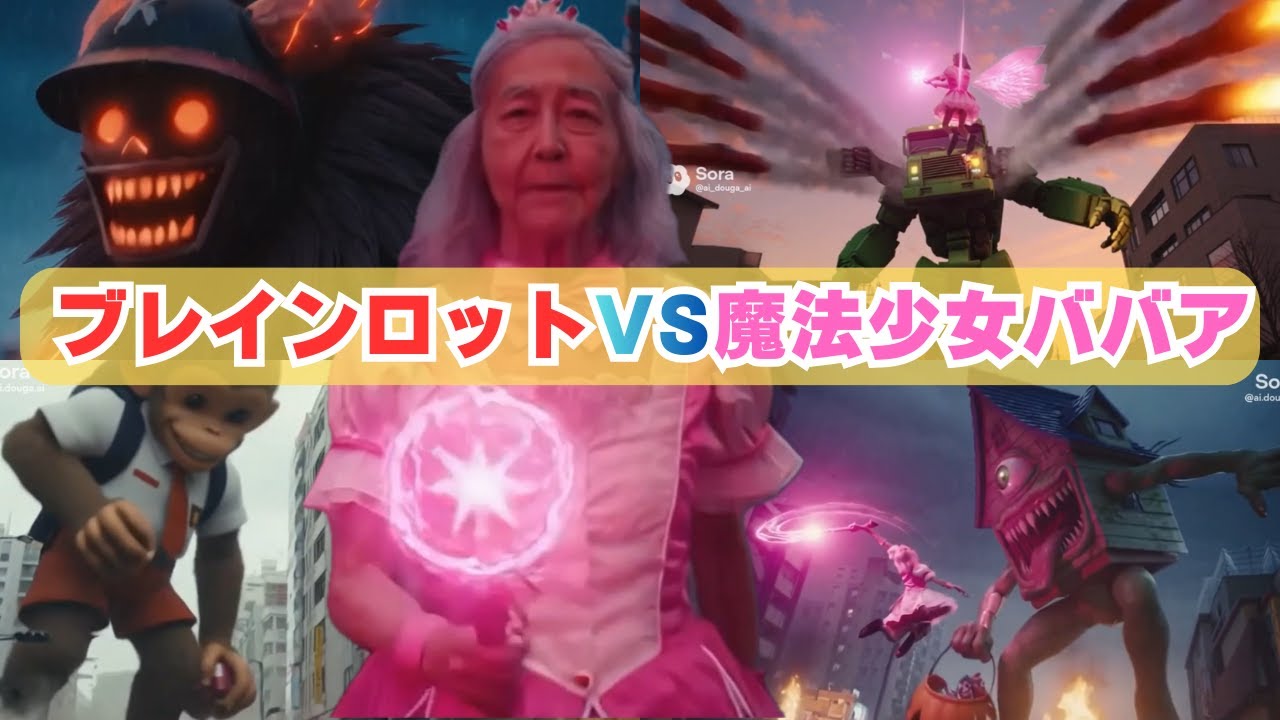 【総集編パート２】イタリアンブレインロットVS魔法少女ババア
