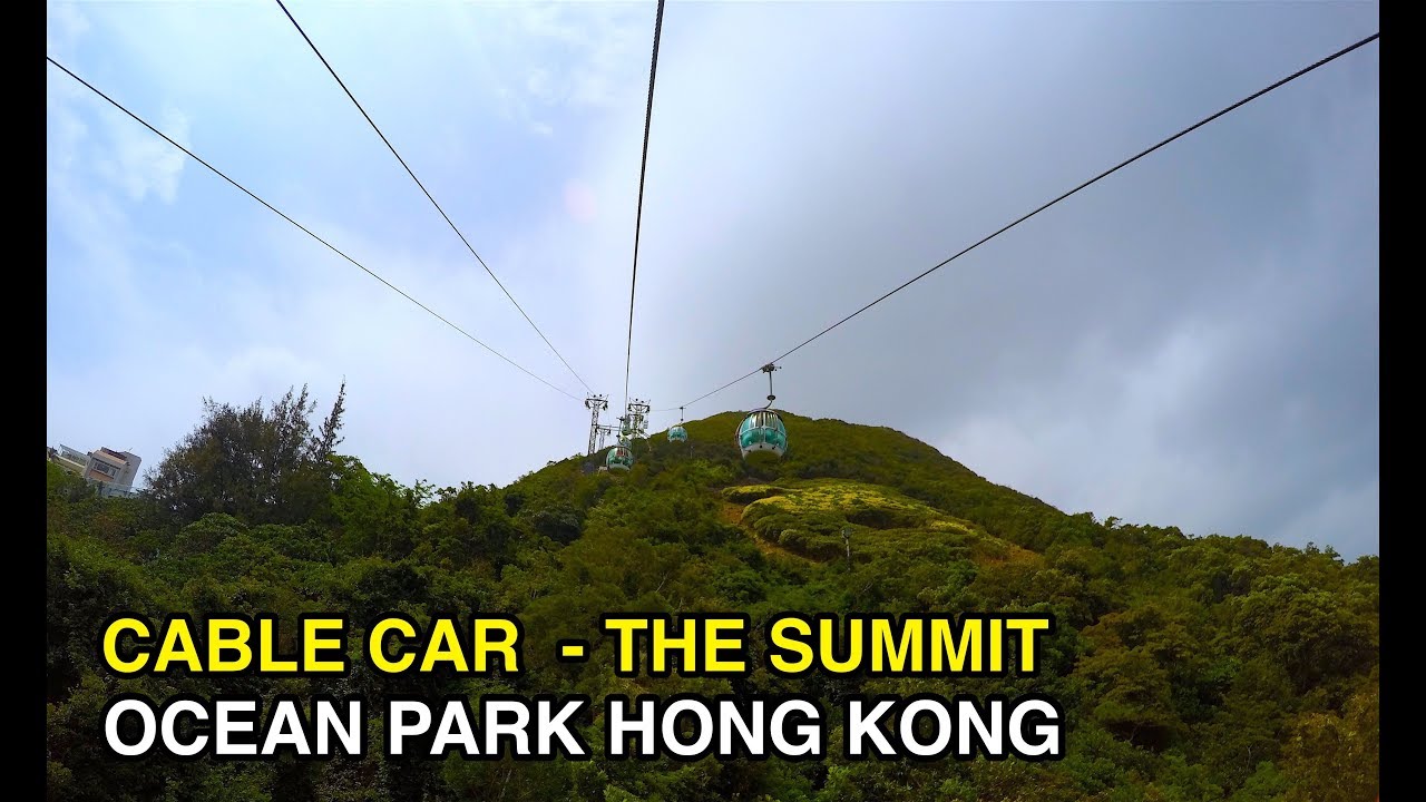 [4K] Cable Car - The Summit : Ocean Park HONG KONG