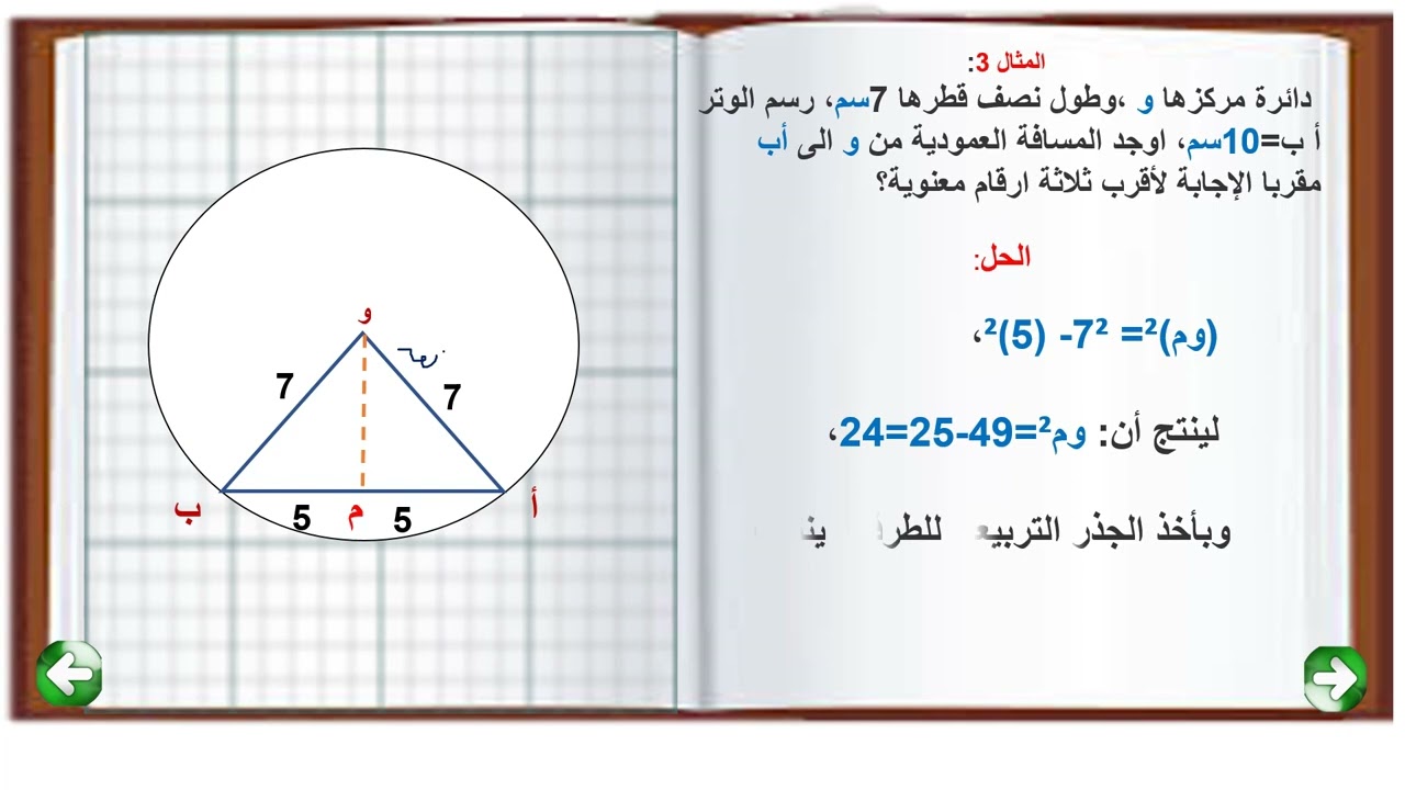 تطبيقات على نظرية فيثاغورس