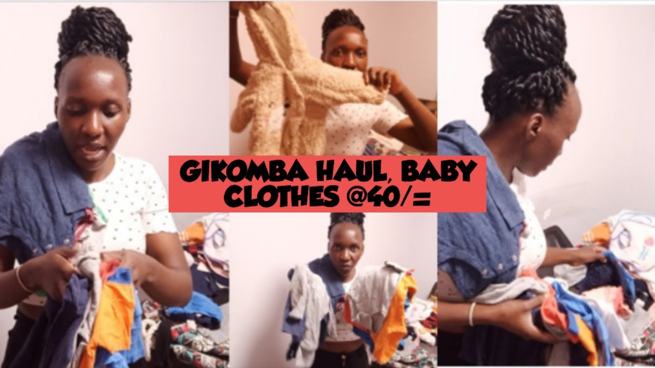 GIKOMBA HAUL | WHERE TO BUY CHEAP BABY CLOTHES IN GIKOMBA @ ONLY 40/= | GIKOMBA THRIFT #gikomba