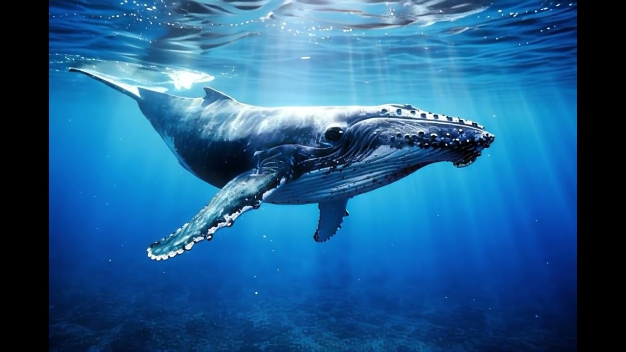 🐋 Deep Ocean Whale Glide | Calm Underwater Ambience for Sleep