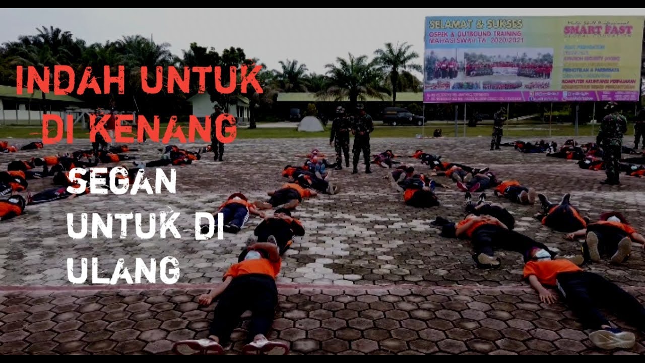 OSPEK MAHASISWA KAMPUS PENERBANGAN SMART FAST PEKANBARU TH 2020-2021 DI BATALION 132 BIMA SAKTI