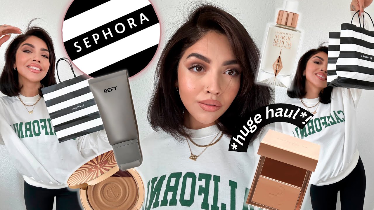 *MASSIVE* SEPHORA SALE HAUL 2022 😍 | Viral makeup | Charlotte Tillbury, Patrick Ta , REFY & More!