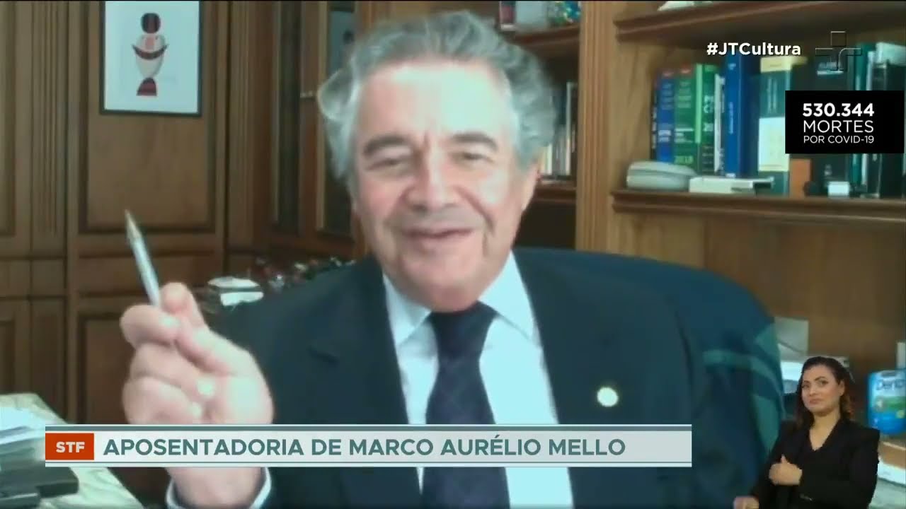 Ministro do Supremo Tribunal Federal Marco Aur&eacute;lio Mello se aposenta