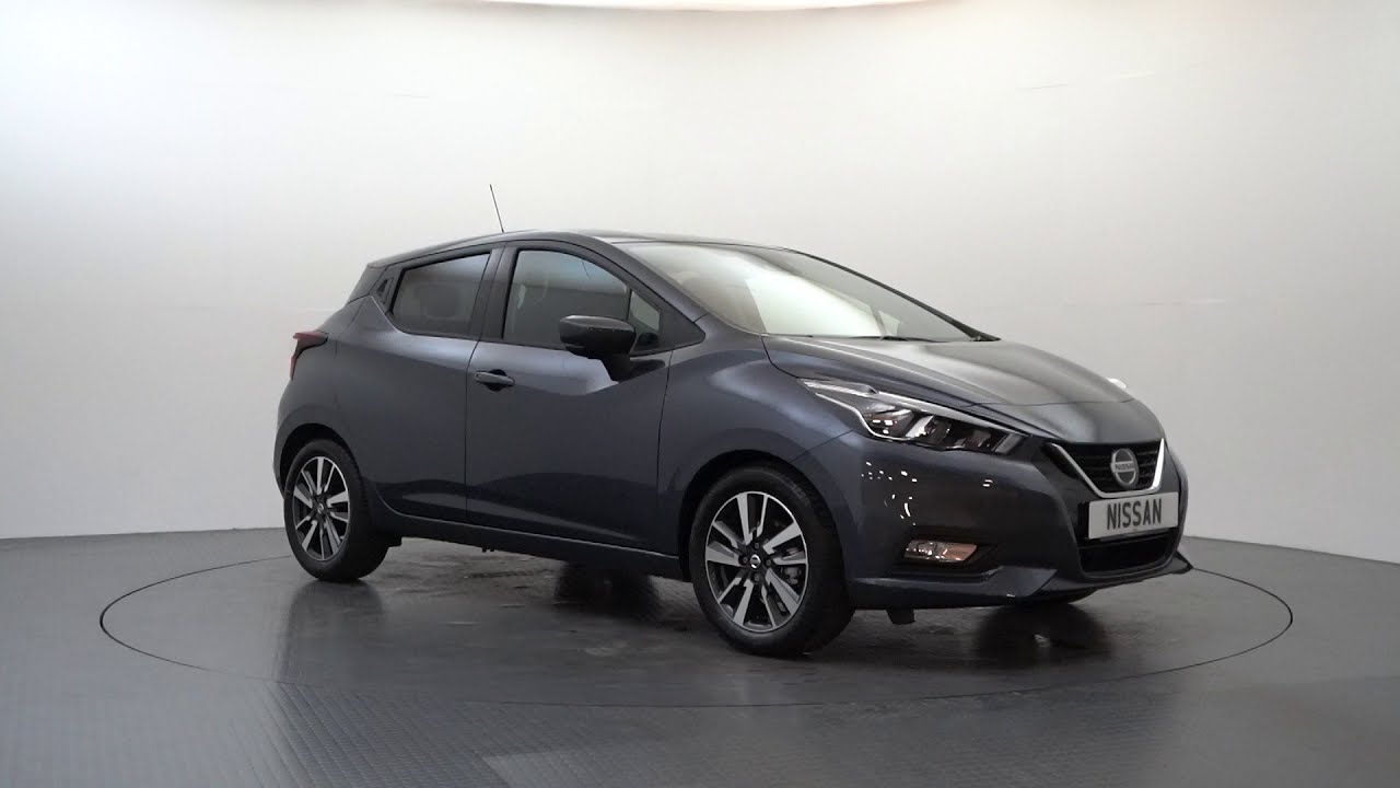 Nissan Micra Tekna Automatic with Vision+ Pack Upgrade in Echo Grey Metallic at Western and Barnetts
