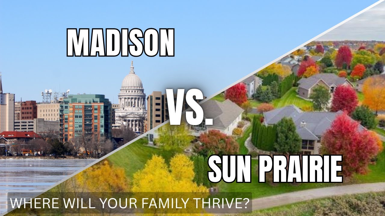 Sun Prairie vs Madison WI | Best Place to Live for Families in 2026 🏡
