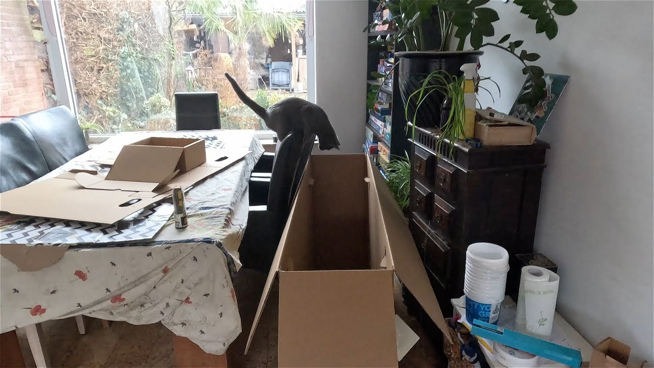 Warning strangest Propain Tyee unboxing ever, no cats were harmed