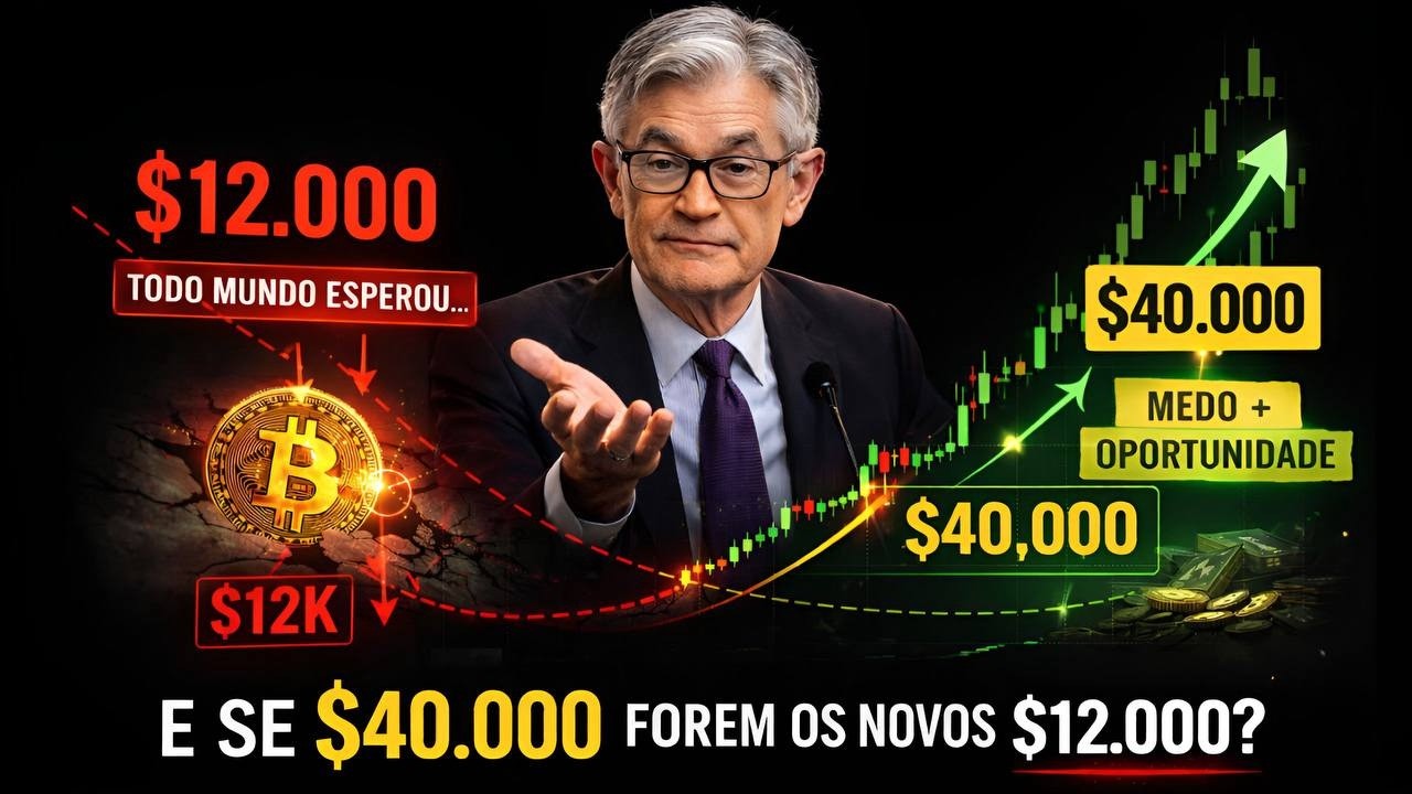 ⚠️ BITCOIN! Os 40K de HOJE s&atilde;o os 12K do &Uacute;LTIMO CICLO?