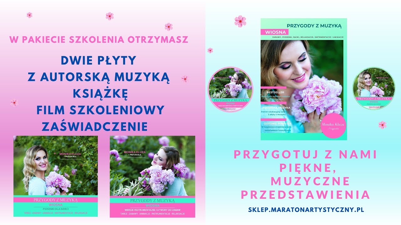 PRZYGODY Z MUZYKĄ cz. 3 WIOSNA - ZWIASTUN SZKOLENIA - MONIKA KLUZA CEA Muzylek Moni