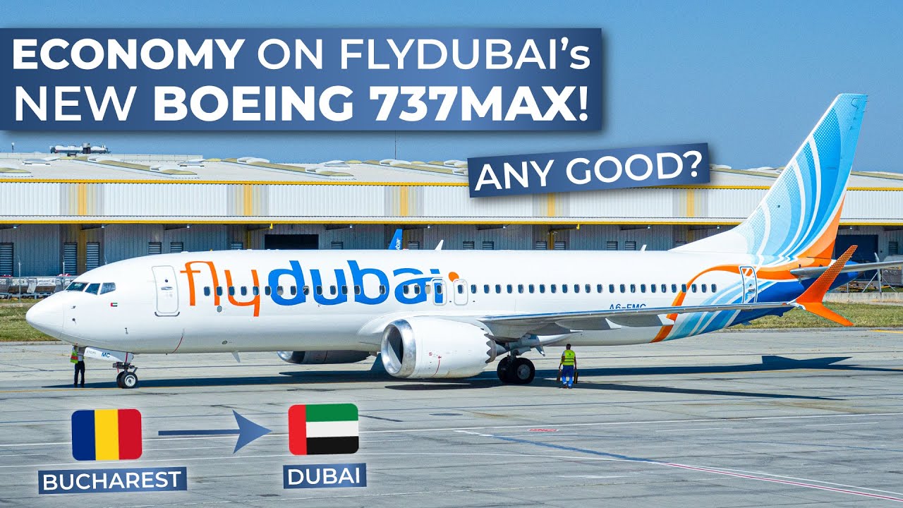 TRIPREPORT | FlyDubai (ECONOMY) | Boeing 737 MAX 8 | Bucharest - Dubai