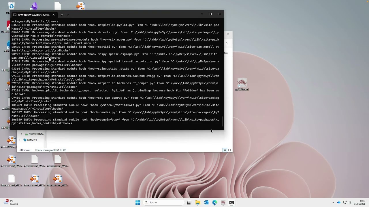 Wie aus dem code die exe wird #pymesys #deployment