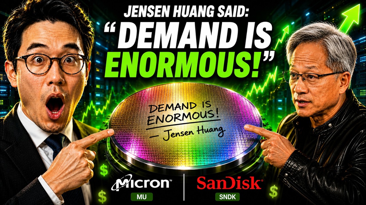Гендиректор NVIDIA сообщил ХОРОШИЕ НОВОСТИ для акций Micron и SanDisk!