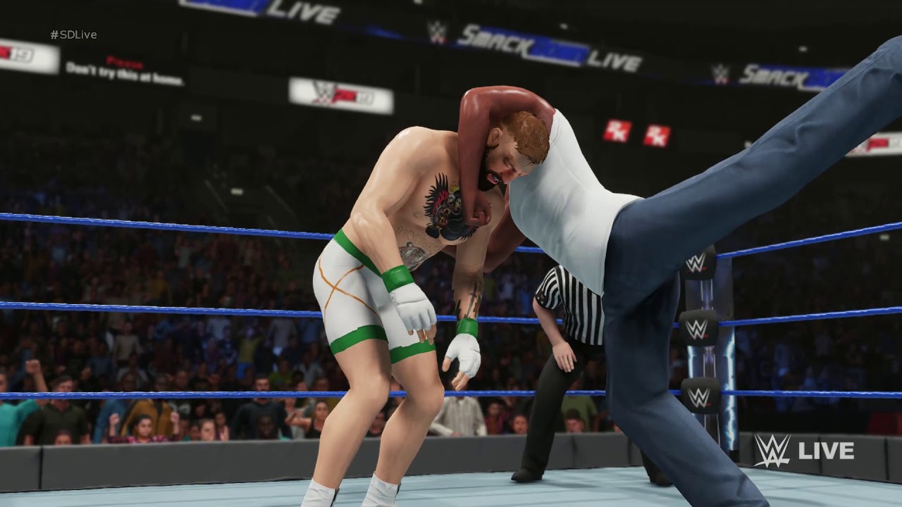 WWE 2k19 Conor McGregor vs. CJ [GTA San Andreas] (CPU vs. CPU)