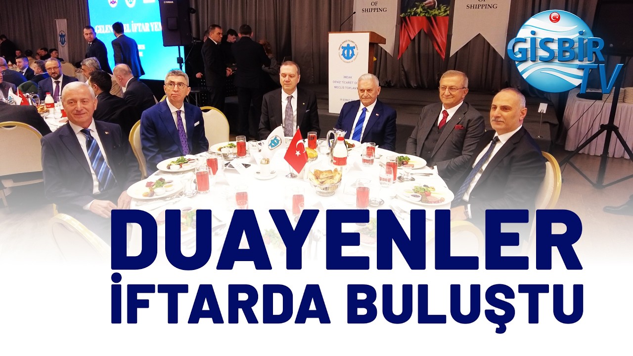 Denizin Duayenleri DTO Geleneksel İftar Yemeğinde Bir Araya Geldi!