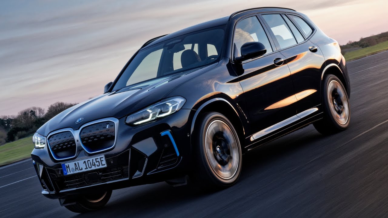 BMW iX3 Facelift (2022) - Электрический X3 - Сцены вождения - Интерьер #CarsAndMusic