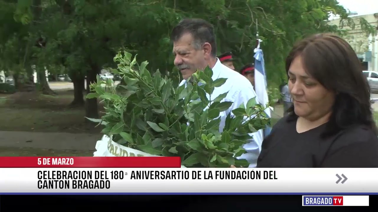CELEBRACIÓN DEL 180 ANIVERSARIO DE LA FUNDACIÓN DEL CANTÓN BRAGADO