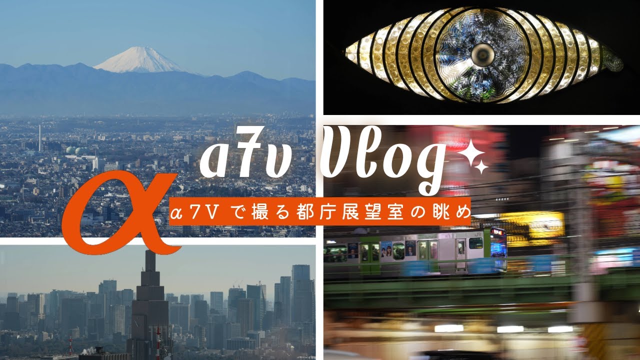 α7Vで撮る都庁展望室の眺め  4K