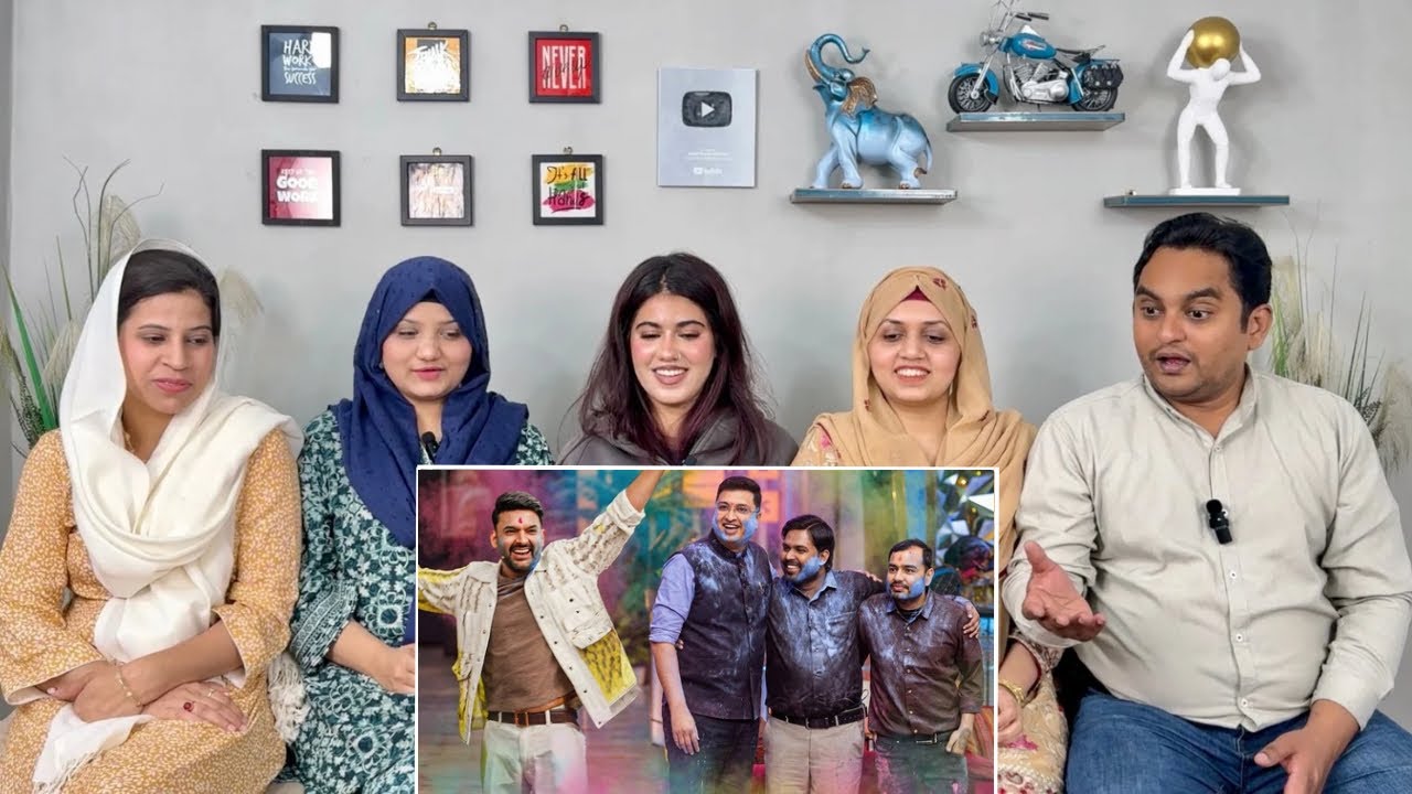 Holi Ki Comedy Pathshala | Khan Sir, NV Sir And Alakh Sir | Kapil Sharma | TGIKS | Filmi Reactology