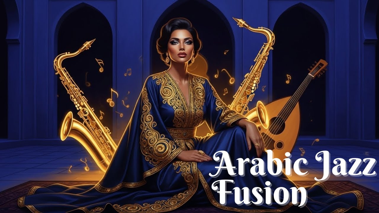 Arabian Jazz Fusion Music ☪️ 2 Hours Peaceful Oud & Jazz  Deep Meditation, Study, Relaxation