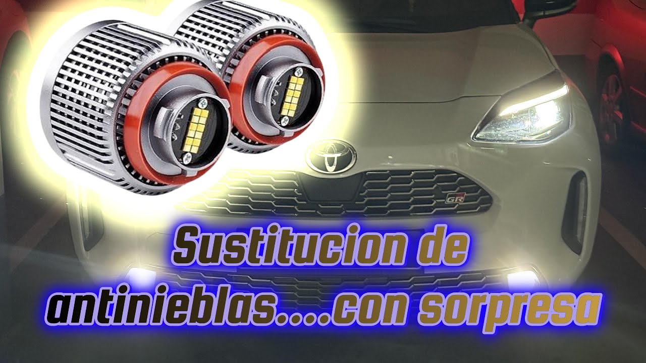 Cambio de antinieblas en Yaris Cross... con sorpresita...