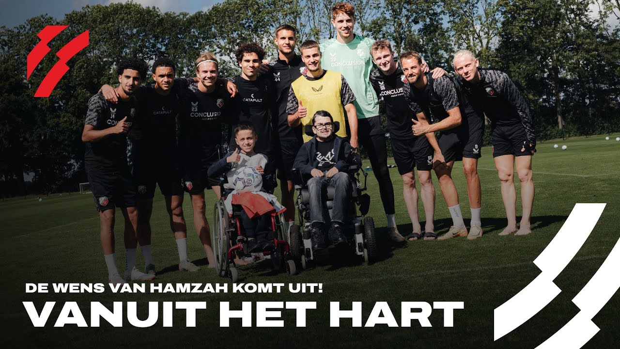Hamzah ontmoet zijn grote held Zidane! 🫂| VANUIT HET HART
