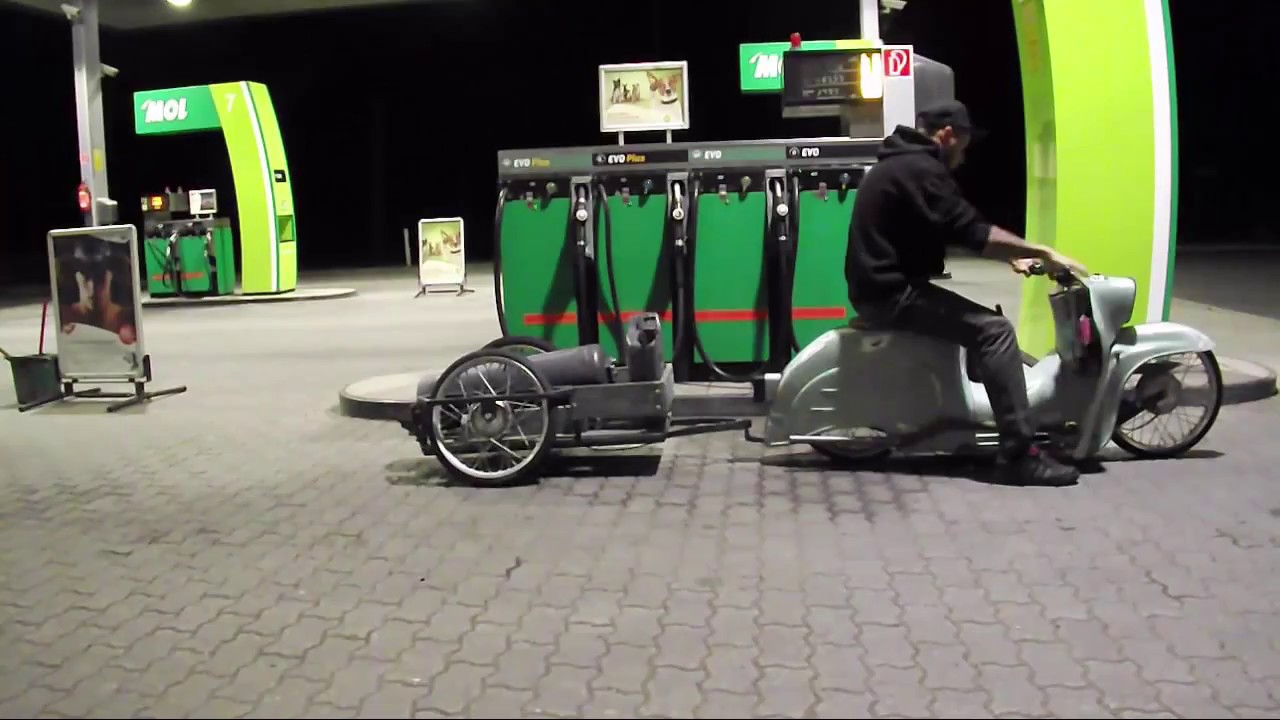 Steppe Fox Garage - Night Movie - Simson Schwalbe