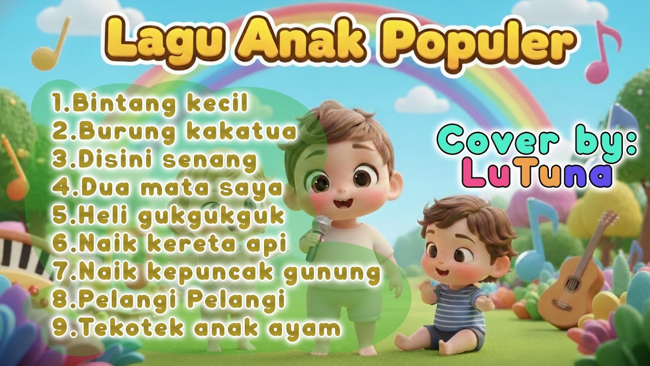 Kumpulan Lagu Populer : Bintang kecil, Burung kakatua, Disini senang, Dua mata saya by: LuTuna