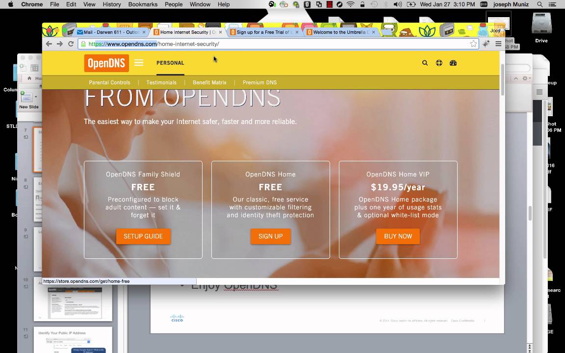 How To Setup A Free Cisco OpenDNS Account For Web Security