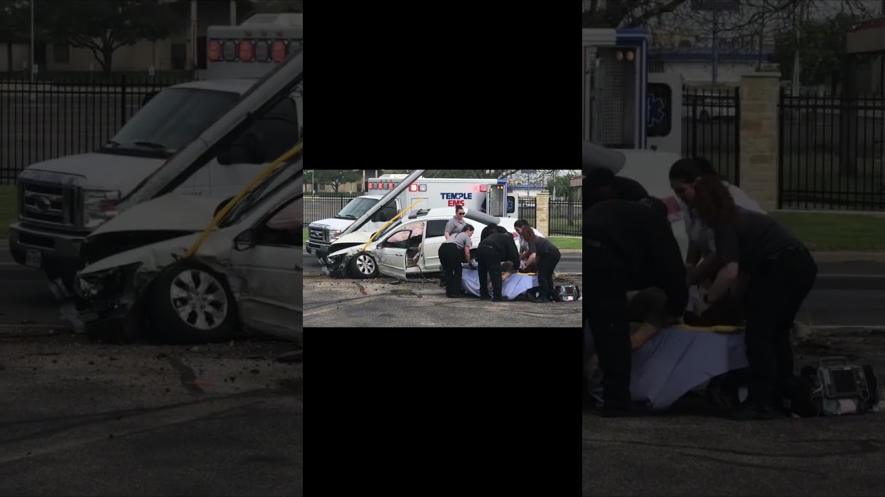 Car accident right by my house shut off the power. 20 year old sent to hospital on stretcher.