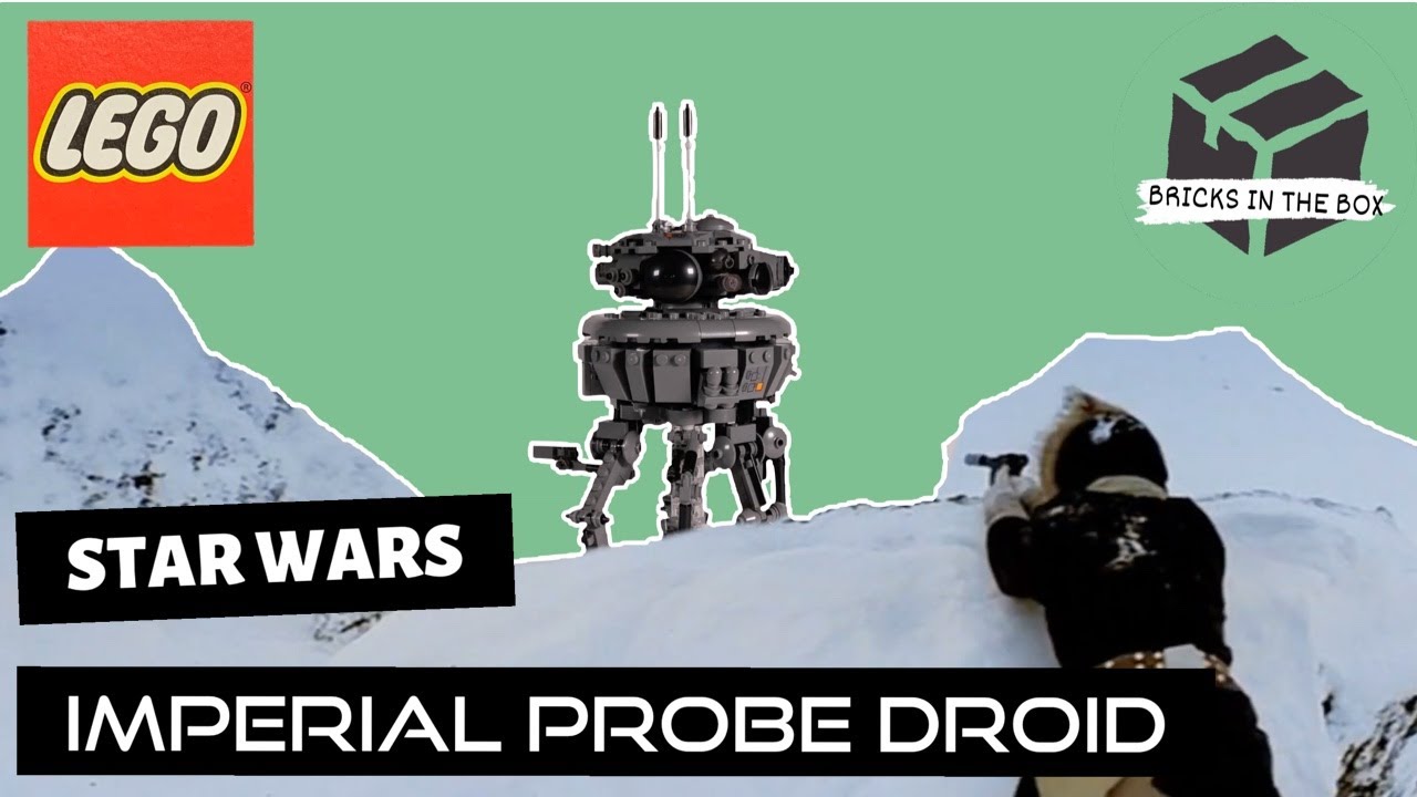 LEGO Star Wars Imperial Probe Droid 75306, Speed Build, Stop Motion. May the force be with you