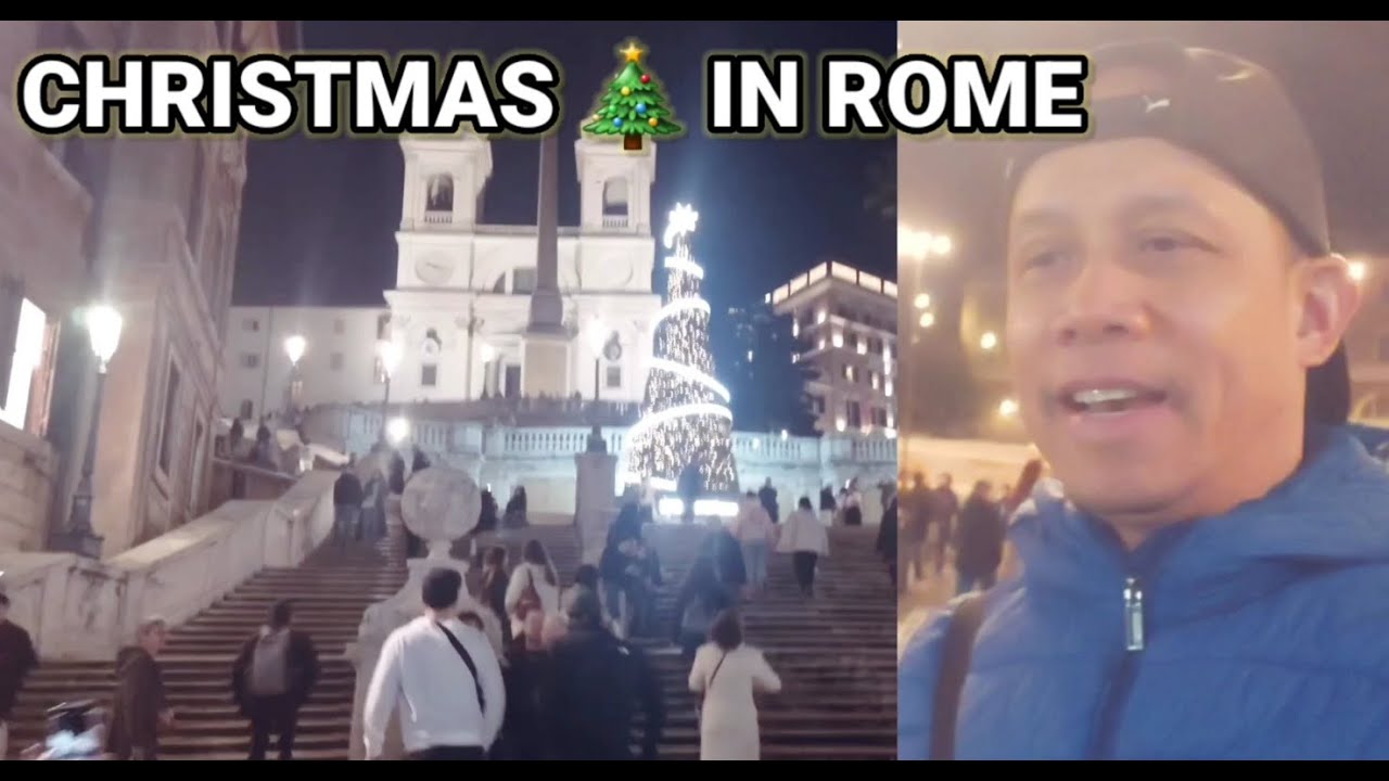 ВЕЧЕР ПЕРЕД РОЖДЕСТВОМ В РИМЕ | #romeitaly #travelvlog #ofwvlog #italy